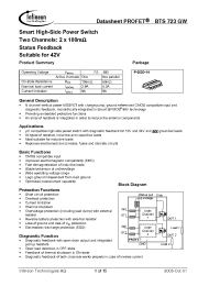 Datasheet Q67060-S7501 manufacturer Infineon