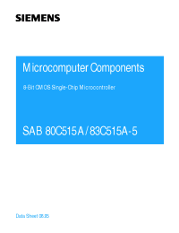 Datasheet SAB83C515A-5 manufacturer Infineon