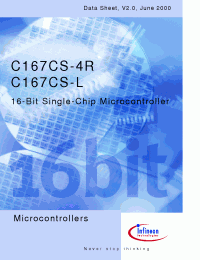 Datasheet SAB-C167CS-4RM manufacturer Infineon