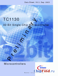 Datasheet SAF-TC1130-L100EB manufacturer Infineon