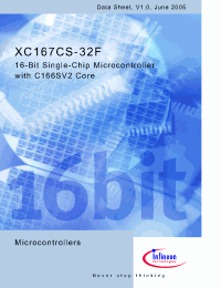 Datasheet SAF-XC167CI-32F20FBB manufacturer Infineon