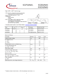 Datasheet SGP02N60 manufacturer Infineon