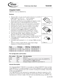 Datasheet TDA21201 manufacturer Infineon