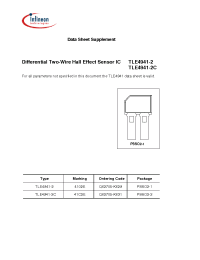 Datasheet TLE4941-2 manufacturer Infineon