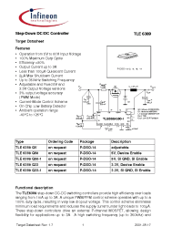 Datasheet TLE6389G50 manufacturer Infineon