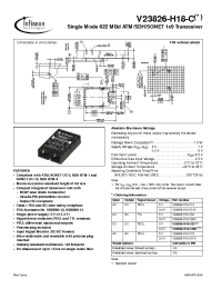 Datasheet V23806-A84-C32 manufacturer Infineon