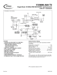 Datasheet V23806-A84-T2 manufacturer Infineon