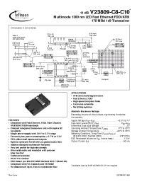 Datasheet V23809-C8-C10 manufacturer Infineon