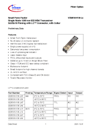 Datasheet V23818-H18-Lx manufacturer Infineon