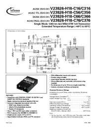 Datasheet V23826-H18-C16 manufacturer Infineon