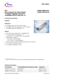 Datasheet V23833-F0005-B101 manufacturer Infineon