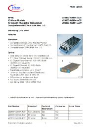 Datasheet V23833-G2104-A001 manufacturer Infineon