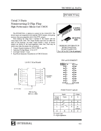 Datasheet IN74HC574ADW manufacturer Интеграл