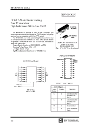 Datasheet IN74HC623 manufacturer Интеграл