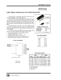 Datasheet IN74LV164 manufacturer Интеграл
