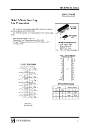 Datasheet IN74LV640 manufacturer Интеграл