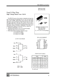 Datasheet IW4013BD manufacturer Интеграл