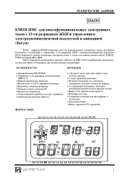 Datasheet IZ6293 (ru) manufacturer Интеграл
