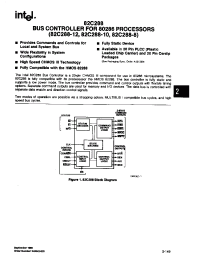 Datasheet 82C288-12 manufacturer INTEL