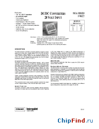 Datasheet MGA2812S/883 manufacturer Interpoint