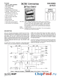Datasheet MOR2805D/883 manufacturer Interpoint