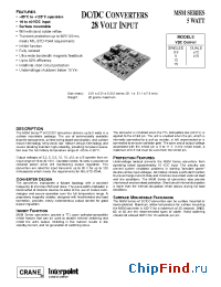 Datasheet MSM2812D manufacturer Interpoint