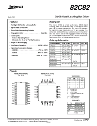 Datasheet 8406701RA manufacturer Intersil