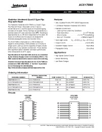 Datasheet ACS175D manufacturer Intersil
