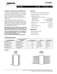 Datasheet ACS30MS manufacturer Intersil