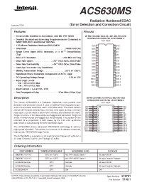 Datasheet ACS630DMSR manufacturer Intersil