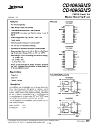 Datasheet CD4095BMS manufacturer Intersil