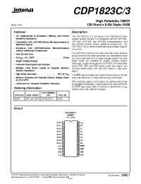 Datasheet CDP1823CD3 manufacturer Intersil