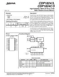 Datasheet CDP18243 manufacturer Intersil