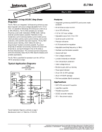 Datasheet EL7564CMZ-T13 manufacturer Intersil