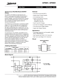 Datasheet FN4819.1 manufacturer Intersil