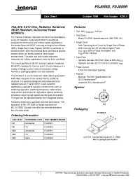 Datasheet FSJ055D3 manufacturer Intersil