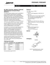 Datasheet FSS23A0D1 manufacturer Intersil