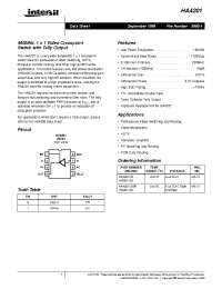Datasheet HA4201CB manufacturer Intersil