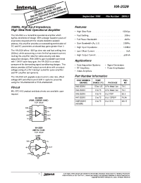 Datasheet HA9P2529-5 manufacturer Intersil