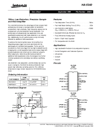 Datasheet HA9P5340-5 manufacturer Intersil
