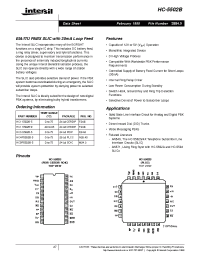 Datasheet HC1-5502B-5 manufacturer Intersil