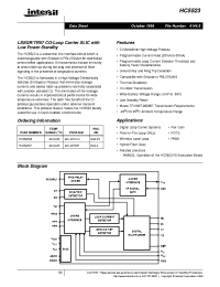 Datasheet HC5523IM manufacturer Intersil