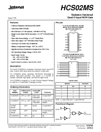 Datasheet HCS02D manufacturer Intersil