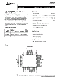 Datasheet HI5628/6IN manufacturer Intersil