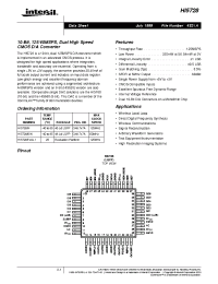 Datasheet HI5728/6IN manufacturer Intersil
