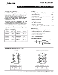 Datasheet HI9P0301-5 manufacturer Intersil