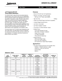Datasheet HIN231CP manufacturer Intersil