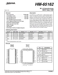 Datasheet HM1-65162C-9 manufacturer Intersil