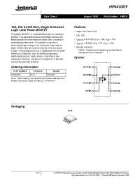 Datasheet HP4410 manufacturer Intersil