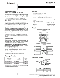 Datasheet HS1-302RH-Q manufacturer Intersil